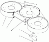 Mähdecks 78425 - Toro 42" Recycler Mower (SN: 59000001 - 59999999) (1995) Ersatzteile BAFFLE ASSEMBLY