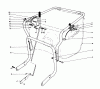 Laubbläser / Laubsauger 62923 - Toro 5 hp Lawn Vacuum (SN: 5000001 - 5999999) (1985) Ersatzteile CONTROLS AND HANDLE ASSEMBLY (MODELS 62912)