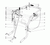 Laubbläser / Laubsauger 62923 - Toro 5 hp Lawn Vacuum (SN: 6000001 - 6999999) (1976) Ersatzteile HANDLE ASSEMBLY (MODEL 62923)