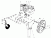 Laubbläser / Laubsauger 62912 - Toro 5 hp Lawn Vacuum (SN: 8000001 - 8999999) (1978) Ersatzteile ENGINE AND BASE ASSEMBLY (MODEL 62912)