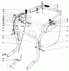 Laubbläser / Laubsauger 62912 - Toro 5 hp Lawn Vacuum (SN: 8000001 - 8999999) (1978) Ersatzteile HANDLE ASSEMBLY (MODEL 62923)