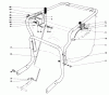 Laubbläser / Laubsauger 62923 - Toro 5 hp Lawn Vacuum (SN: 9000001 - 9999999) (1979) Ersatzteile CONTROLS & HANDLE ASSEMBLY (MODEL 62912)
