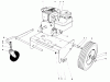 Laubbläser / Laubsauger 62923 - Toro 5 hp Lawn Vacuum (SN: 9000001 - 9999999) (1979) Ersatzteile ENGINE AND BASE ASSEMBLY (MODEL 62912)