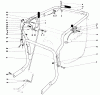 Laubbläser / Laubsauger 62923 - Toro 5 hp Lawn Vacuum (SN: 9000001 - 9999999) (1979) Ersatzteile HANDLE ASSEMBLY (MODEL 62923)