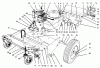 Laubbläser / Laubsauger 62924 - Toro 5 hp Lawn Vacuum (SN: 5900001 - 5999999) (1995) Ersatzteile ENGINE & BASE ASSEMBLY