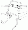 Laubbläser / Laubsauger 62933 - Toro 5 hp Lawn Blower (SN: 0000001 - 0999999) (1980) Ersatzteile HANDLE ASSEMBLY