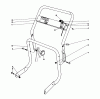 Laubbläser / Laubsauger 62933 - Toro 5 hp Lawn Blower (SN: 5000001 - 5999999) (1985) Ersatzteile HANDLE ASSEMBLY