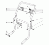 Laubbläser / Laubsauger 62933 - Toro 5 hp Lawn Blower (SN: 7000001 - 7999999) (1987) Ersatzteile HANDLE ASSEMBLY