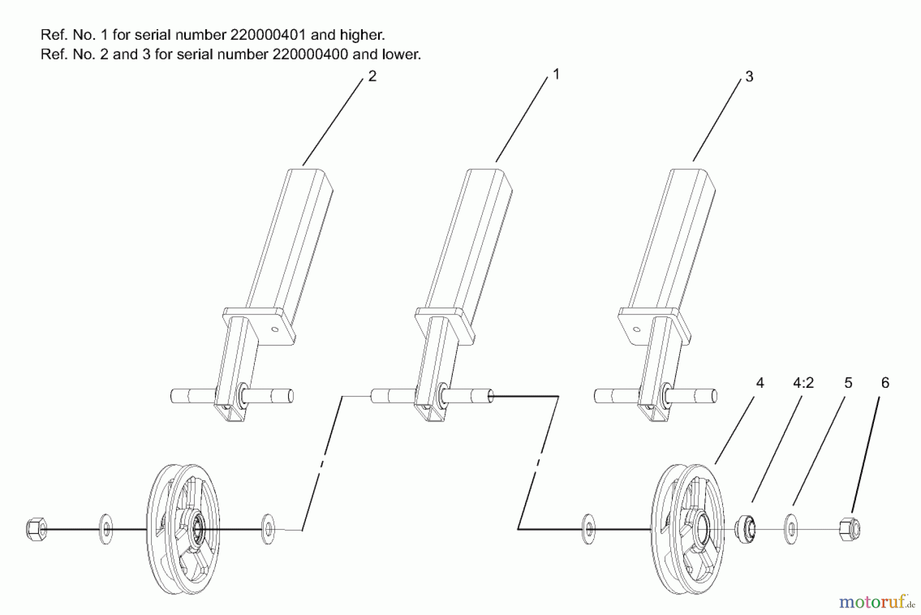  Compact Utility Attachments 106-7610 - Toro Straight Track Tensioner Kit, Dingo TX 425 Wide Track TRACK TENSIONER ASSEMBLY