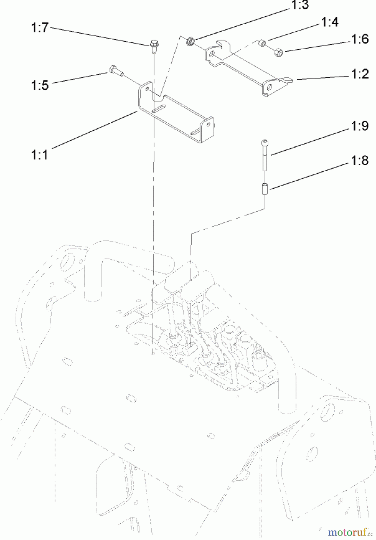  Compact Utility Attachments 22365 - Toro CE Kit, Dingo 320-D Compact Utility Loader LEVER LOCK ASSEMBLY