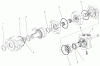 Compact Utility Attachments 22400 - Toro Auger Head, Dingo Compact Utility Loader (SN: 990001 - 999999) (1999) Ersatzteile HYDRAULIC MOTOR ASSEMBLY NO. 98-8256