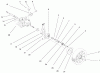 Rasenmäher 11001 - Toro Side Discharge Mower (SN: 7900001 - 7999999) (1997) Ersatzteile GEARCASE & WHEEL ASSEMBLY