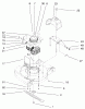 Rasenmäher 11002 - Toro 53cm Walk-Behind Mower (SN: 8900001 - 8999999) (1998) Ersatzteile ENGINE & BLADE ASSEMBLY