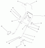 Rasenmäher 11002 - Toro 53cm Walk-Behind Mower (SN: 8900001 - 8999999) (1998) Ersatzteile HANDLE ASSEMBLY