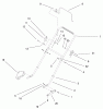 Rasenmäher 11002 - Toro 53cm Walk-Behind Mower (SN: 9900001 - 9999999) (1999) Ersatzteile HANDLE ASSEMBLY