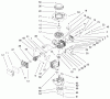 Rasenmäher 11003 - Toro 53cm Walk-Behind Mower (SN: 8900001 - 8999999) (1998) Ersatzteile ENGINE ASSEMBLY