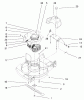 Rasenmäher 11003 - Toro 53cm Walk-Behind Mower (SN: 9900001 - 9999999) (1999) Ersatzteile ENGINE & BLADE ASSEMBLY
