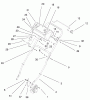 Rasenmäher 11003 - Toro 53cm Walk-Behind Mower (SN: 9900001 - 9999999) (1999) Ersatzteile HANDLE ASSEMBLY