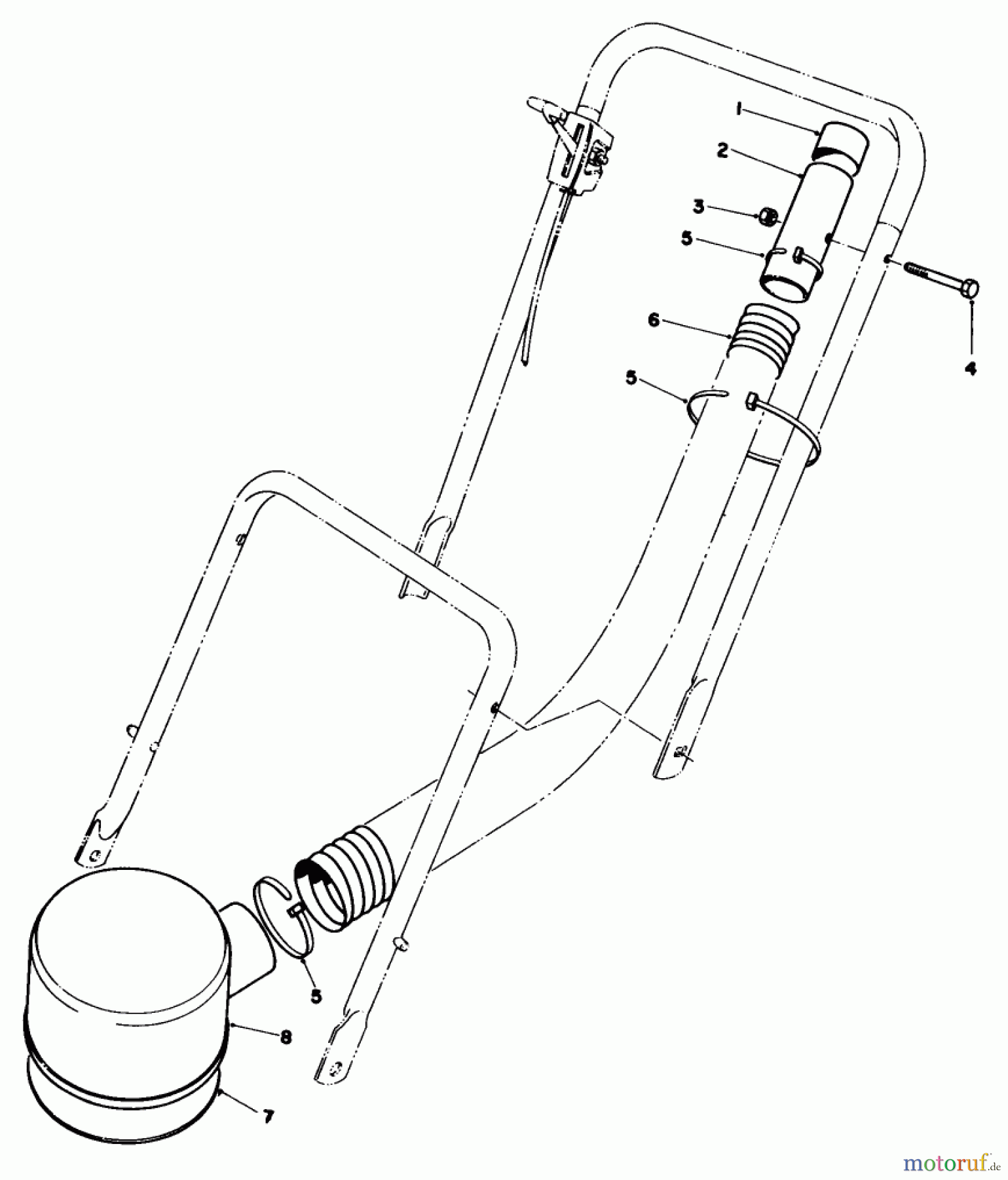  Rasenmäher 22005 - Toro Walk-Behind Mower (SN: 5000001 - 5999999) (1985) REMOTE AIR CLEANER KIT NO. 43-6940 (OPTIONAL)