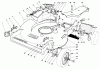 Rasenmäher 22015 - Toro Walk-Behind Mower (SN: 3000001 - 3999999) (1983) Ersatzteile HOUSING ASSEMBLY (MODEL 22015)