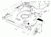 Rasenmäher 22015 - Toro Walk-Behind Mower (SN: 4000001 - 4999999) (1984) Ersatzteile HOUSING ASSEMBLY (MODEL 22020)