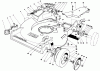 Rasenmäher 22020 - Toro Walk-Behind Mower (SN: 6000001 - 6999999) (1986) Ersatzteile HOUSING ASSEMBLY (MODEL 22015)