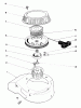 Rasenmäher 22025 - Toro Walk-Behind Mower (SN: 4000001 - 4999999) (1984) Ersatzteile RECOIL STARTER ASSEMBLY