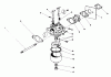 Rasenmäher 22025 - Toro Walk-Behind Mower (SN: 5000001 - 5999999) (1985) Ersatzteile CARBURETOR ASSEMBLY