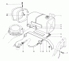 Rasenmäher 22025 - Toro Walk-Behind Mower (SN: 5000001 - 5999999) (1985) Ersatzteile GAS TANK ASSEMBLY