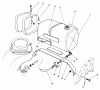 Rasenmäher 22025 - Toro Walk-Behind Mower (SN: 8000001 - 8999999) (1988) Ersatzteile GAS TANK ASSEMBLY