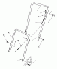 Rasenmäher 22025C - Toro Walk-Behind Mower (SN: 9000001 - 9999999) (1989) Ersatzteile HANDLE ASSEMBLY