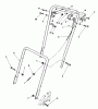 Rasenmäher 22026 - Toro Side Discharge Mower (SN: 2000001 - 2999999) (1992) Ersatzteile HANDLE ASSEMBLY