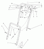 Rasenmäher 22026 - Toro Side Discharge Mower (SN: 220000001 - 220999999) (2002) Ersatzteile HANDLE ASSEMBLY