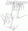 Rasenmäher 22026 - Toro Side Discharge Mower (SN: 5900001 - 5999999) (1995) Ersatzteile HANDLE ASSEMBLY