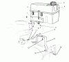 Rasenmäher 22026 - Toro Side Discharge Mower (SN: 6900001 - 6999999) (1996) Ersatzteile FUEL TANK ASSEMBLY