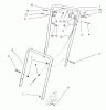 Rasenmäher 22026 - Toro Side Discharge Mower (SN: 8900001 - 8999999) (1998) Ersatzteile HANDLE ASSEMBLY