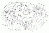 Rasenmäher 22026 - Toro Side Discharge Mower (SN: 8900001 - 8999999) (1998) Ersatzteile HOUSING AND WHEEL ASSEMBLY