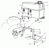 Rasenmäher 22030 - Toro Walk-Behind Mower (SN: 0000001 - 0999999) (1990) Ersatzteile GAS TANK ASSEMBLY