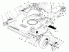 Rasenmäher 22035 - Toro Walk-Behind Mower (SN: 1000001 - 1999999) (1991) Ersatzteile HOUSING ASSEMBLY (MODEL 22035)