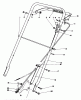 Rasenmäher 22030 - Toro Walk-Behind Mower (SN: 5000001 - 5999999) (1985) Ersatzteile HANDLE ASSEMBLY (MODEL 22035)