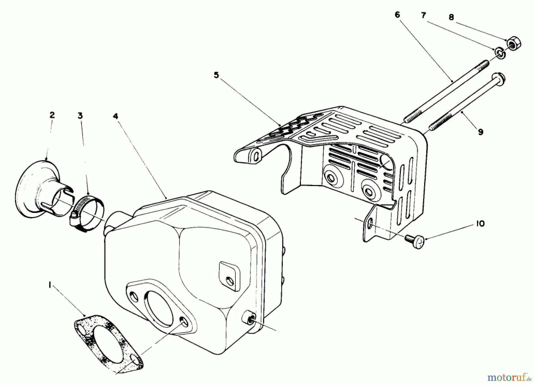  Rasenmäher 22030 - Toro Walk-Behind Mower (SN: 7000001 - 7999999) (1987) ENGINE ASSEMBLY MODEL NO. 47PG6 #5