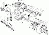 Rasenmäher 22030 - Toro Walk-Behind Mower (SN: 9000001 - 9999999) (1989) Ersatzteile GEAR CASE ASSEMBLY (MODEL 22035)