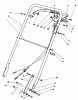 Rasenmäher 22030 - Toro Walk-Behind Mower (SN: 9000001 - 9999999) (1989) Ersatzteile HANDLE ASSEMBLY (MODEL 22035)