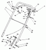 Rasenmäher 22031 - Toro ProLine 21" Recycler Walk-Behind Mower (SN: 4900001 - 4999999) (1994) Ersatzteile HANDLE ASSEMBLY
