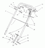 Rasenmäher 22031 - Toro ProLine 21" Recycler Walk-Behind Mower (SN: 7900001 - 7999999) (1997) Ersatzteile HANDLE ASSEMBLY