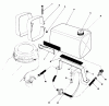 Rasenmäher 22035 - Toro Walk-Behind Mower (SN: 8000001 - 8002989) (1988) Ersatzteile GAS TANK ASSEMBLY