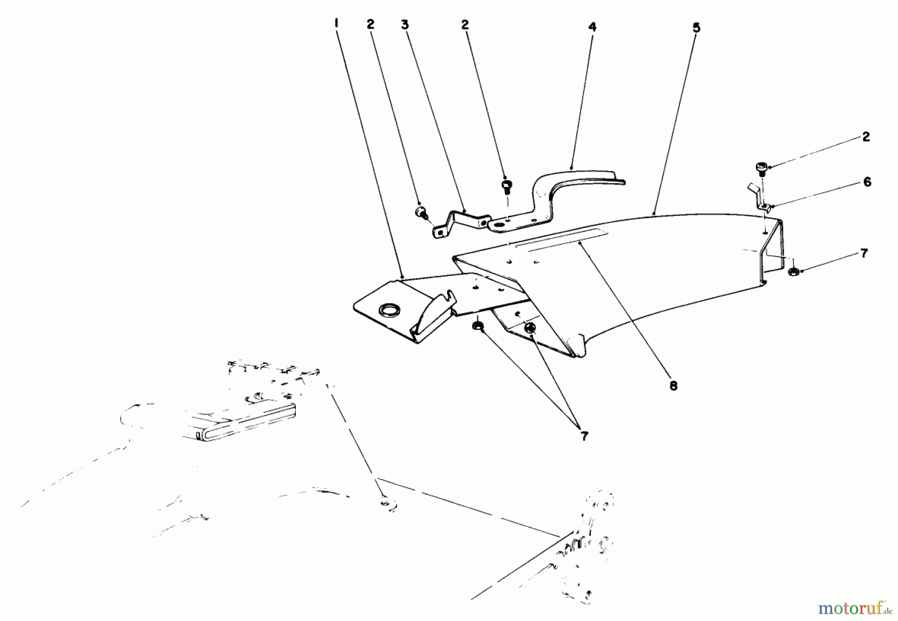  Rasenmäher 22035 - Toro Walk-Behind Mower (SN: 8000001 - 8002989) (1988) SIDE DISCHARGE CHUTE MODEL NO. 59108 (OPTIONAL)