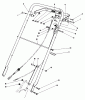 Rasenmäher 22035C - Toro Walk-Behind Mower (SN: 7000001 - 7999999) (1987) Ersatzteile HANDLE ASSEMBLY