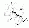 Rasenmäher 22035C - Toro Walk-Behind Mower (SN: 9000001 - 9999999) (1989) Ersatzteile GAS TANK ASSEMBLY