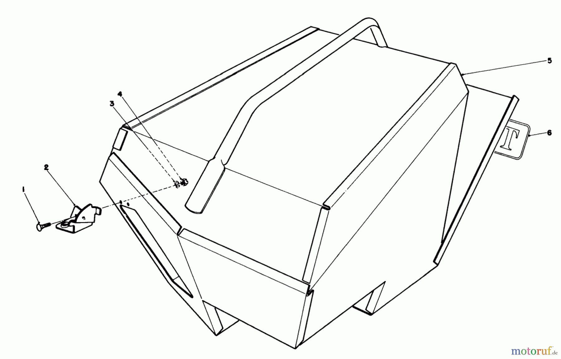  Rasenmäher 22035C - Toro Walk-Behind Mower (SN: 9000001 - 9999999) (1989) STEEL GRASS CATCHER (MODEL 22099)(OPTIONAL)